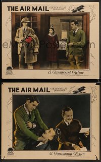 6w606 AIR MAIL 5 LCs '25 Warner Baxter & Douglas Fairbanks Jr. deliver mail by airplane!