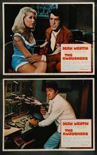 6w037 AMBUSHERS 8 LCs '67 great images of Dean Martin as super spy Matt Helm!