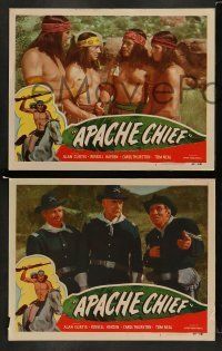 6w662 APACHE CHIEF 4 LCs '49 Native Americans Alan Curtis & Russell Hayden, redskin vs redskin!