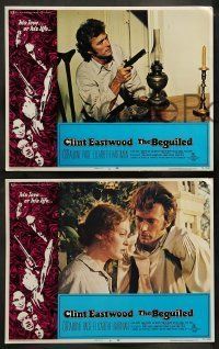 6w055 BEGUILED 8 LCs '71 Clint Eastwood & Geraldine Page, directed by Don Siegel!