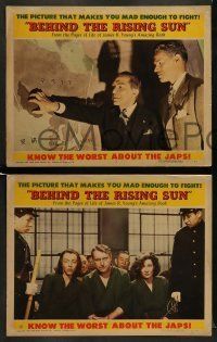 6w504 BEHIND THE RISING SUN 7 LCs '43 World War II propaganda, threat to everything we hold dear!
