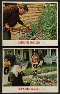 6w070 BREWSTER McCLOUD 8 LCs '71 directed by Robert Altman, Bud Cort, Sally Kellerman, cool images!