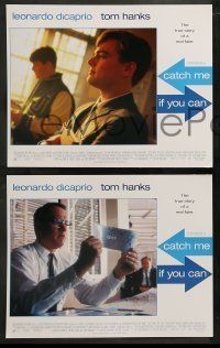 6w084 CATCH ME IF YOU CAN 8 LCs '02 Leonardo DiCaprio, Tom Hanks, Steven Spielberg!