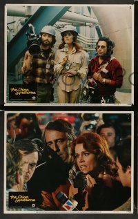 6w091 CHINA SYNDROME 8 LCs '79 Jack Lemmon, Jane Fonda, Michael Douglas, nuclear meltdown thriller!