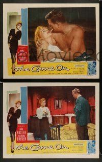 6w508 COME ON 7 LCs '56 Sterling Hayden, cool images of very sexy bad girl Anne Baxter!