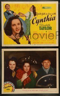 6w114 CYNTHIA 8 LCs '47 pretty Elizabeth Taylor hopes Mary Astor approves of Jimmy Lydon!
