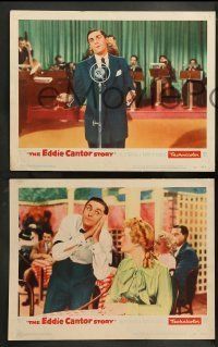 6w138 EDDIE CANTOR STORY 8 LCs '53 Keefe Brasselle in the title role, biographical musical!