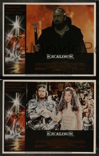 6w686 EXCALIBUR 4 LCs '81 John Boorman directed, Nicholas Clay, Nigel Terry, Cherie Lunghi!