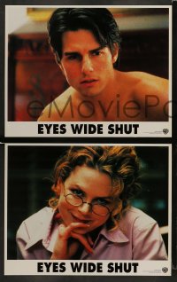 6w144 EYES WIDE SHUT 8 LCs '99 Stanley Kubrick directed, Tom Cruise, sexy Nicole Kidman!