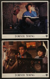 6w161 FOREVER YOUNG 8 LCs '92 romantic images of Mel Gibson & Jamie Lee Curtis!