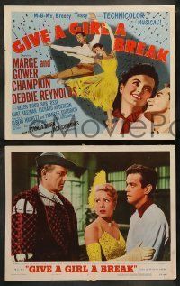 6w172 GIVE A GIRL A BREAK 8 LCs '53 Marge & Gower Champion dancing, Debbie Reynolds!