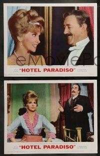 6w202 HOTEL PARADISO 8 LCs '66 Alec Guinness, Gina Lollobrigida, Robert Morley, English comedy!