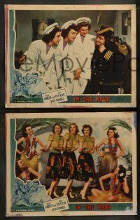 6w811 IN THE NAVY 3 LCs '41 Lou Costello with the Andrews Sisters, Dick Powell & tropical ladies!