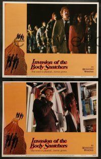 6w226 INVASION OF THE BODY SNATCHERS 8 LCs '78 Donald Sutherland, classic sci-fi remake!
