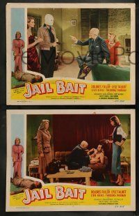 6w706 JAIL BAIT 4 LCs '54 Ed Wood cult classic, Dolores Fuller and cast!