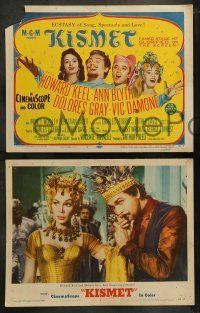 6w245 KISMET 8 LCs '56 Howard Keel & a harem of beautiful girls, sexy Dolores Gray