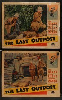 6w819 LAST OUTPOST 3 LCs '35 Cary Grant, Claude Rains, World War I, great images!