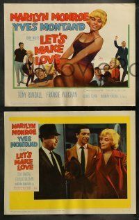 6w253 LET'S MAKE LOVE 8 LCs '60 sexy Marilyn Monroe, Yves Montand & Frankie Vaughan!