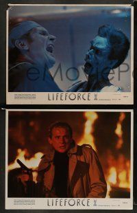 6w565 LIFEFORCE 6 LCs '85 Tobe Hooper directed, space vampire, wild sci-fi horror!