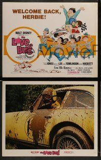 6w023 LOVE BUG 9 LCs R79 Disney, Dean Jones & Michele Lee, Volkswagen Beetle race car Herbie!