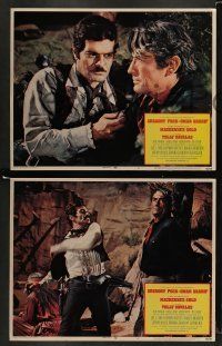 6w265 MacKENNA'S GOLD 8 LCs '69 great images of cowboys Gregory Peck & Omar Sharif, western!