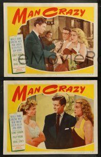 6w569 MAN CRAZY 6 LCs '53 full-length artwork of very sexy bad girl Colleen Miller!