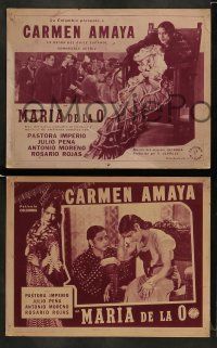 6w272 MARIA DE LA O 8 Spanish/US LCs '42 Carmen Amaya, Spain's most revered flamenco dancer!