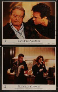 6w315 NOTHING IN COMMON 8 LCs '86 directed by Gary Marshall, Tom Hanks & Jackie Gleason!
