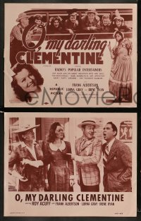 6w730 O MY DARLING CLEMENTINE 4 LCs R53 Roy Acuff & radio's most popular entertainers!