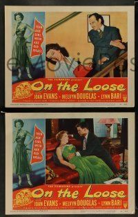 6w320 ON THE LOOSE 8 LCs '51 sexy bad Joan Evans is a teenage girl with age old ideas!