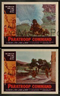6w334 PARATROOP COMMAND 8 LCs '59 WWII kids living to the deadly thrill of jump & kill!
