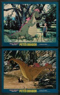 6w340 PETE'S DRAGON 8 LCs '77 Walt Disney, great cartoon & live action images!