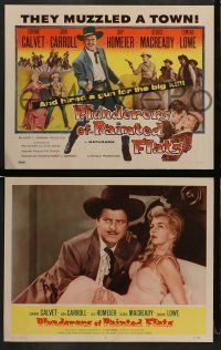 6w346 PLUNDERERS OF PAINTED FLATS 8 LCs '59 Corinne Calvet & John Carroll in western action!
