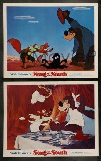 6w588 SONG OF THE SOUTH 6 LCs R72 Walt Disney, Uncle Remus, Br'er Rabbit & Bear, zip-a-dee doo-dah!