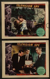 6w648 TELEVISION SPY 5 Other Company LCs '39 William Henry, Judith Barrett, cool sci-fi!