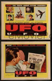 6w452 UFO 8 LCs '56 the truth about unidentified flying objects & flying saucers!