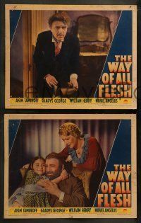 6w760 WAY OF ALL FLESH 4 LCs '40 Louis King directed, Akim Tamiroff & Gladys George!