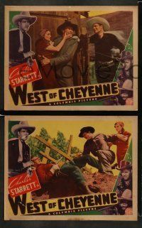 6w856 WEST OF CHEYENNE 3 LCs '38 Charles Starrett, Iris Meredith and The Sons of the Pioneers!
