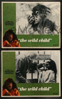 6w479 WILD CHILD 8 LCs '70 Francois Truffaut's classic L'Enfant Sauvage, Jean-Pierre Cargol!