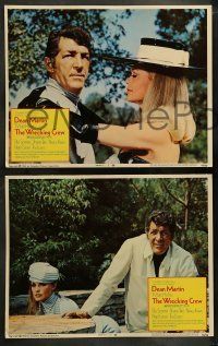 6w496 WRECKING CREW 8 LCs '69 great images of Dean Martin as Matt Helm with sexy spy babes!
