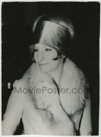 6x002 BARBRA STREISAND deluxe 8.25x11.25 photo '71 at a Los Angeles awards show by Peter Borsari!