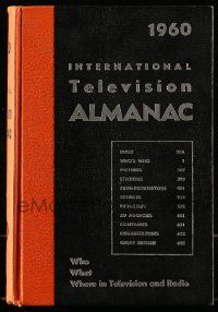 6x113 INTERNATIONAL TELEVISION ALMANAC hardcover book '60 loaded with great information!