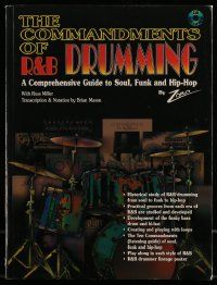 6x290 COMMANDMENTS OF R&B DRUMMING softcover book '98 comprehensive guide to soul, funk & hip-hop!