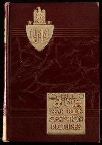 6x050 FILM DAILY YEARBOOK OF MOTION PICTURES hardcover book '44 loaded with movie information!