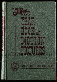 6x067 FILM DAILY YEARBOOK OF MOTION PICTURES hardcover book '65 filled with movie information!