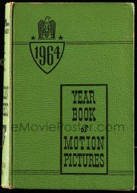 6x066 FILM DAILY YEARBOOK OF MOTION PICTURES hardcover book '64 filled with movie information!