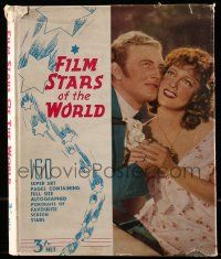 6x174 FILM STARS OF THE WORLD English hardcover book '38 160 super art pages w/full size portraits