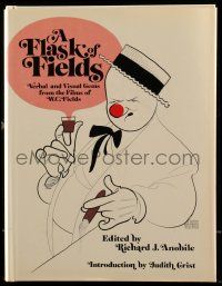 6x178 FLASK OF FIELDS hardcover book '72 from the films of W.C. Fields, Hirschfeld art!