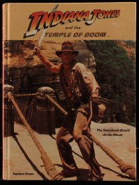 6x201 INDIANA JONES & THE TEMPLE OF DOOM hardcover book '84 with color scenes from the movie!