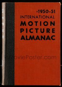 6x088 INTERNATIONAL MOTION PICTURE ALMANAC hardcover book '50-51 filled with movie information!